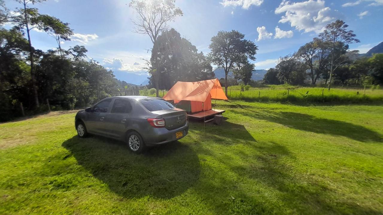 Ecoxplora-Zona De Camping Jardín Buitenkant foto