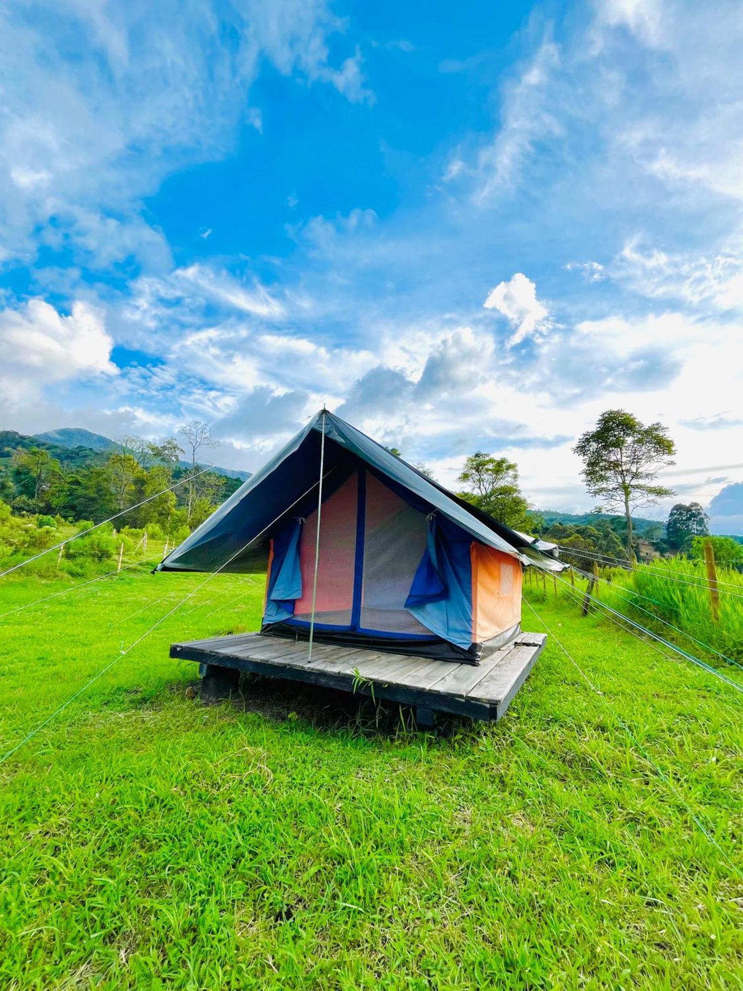 Ecoxplora-Zona De Camping Jardín Buitenkant foto