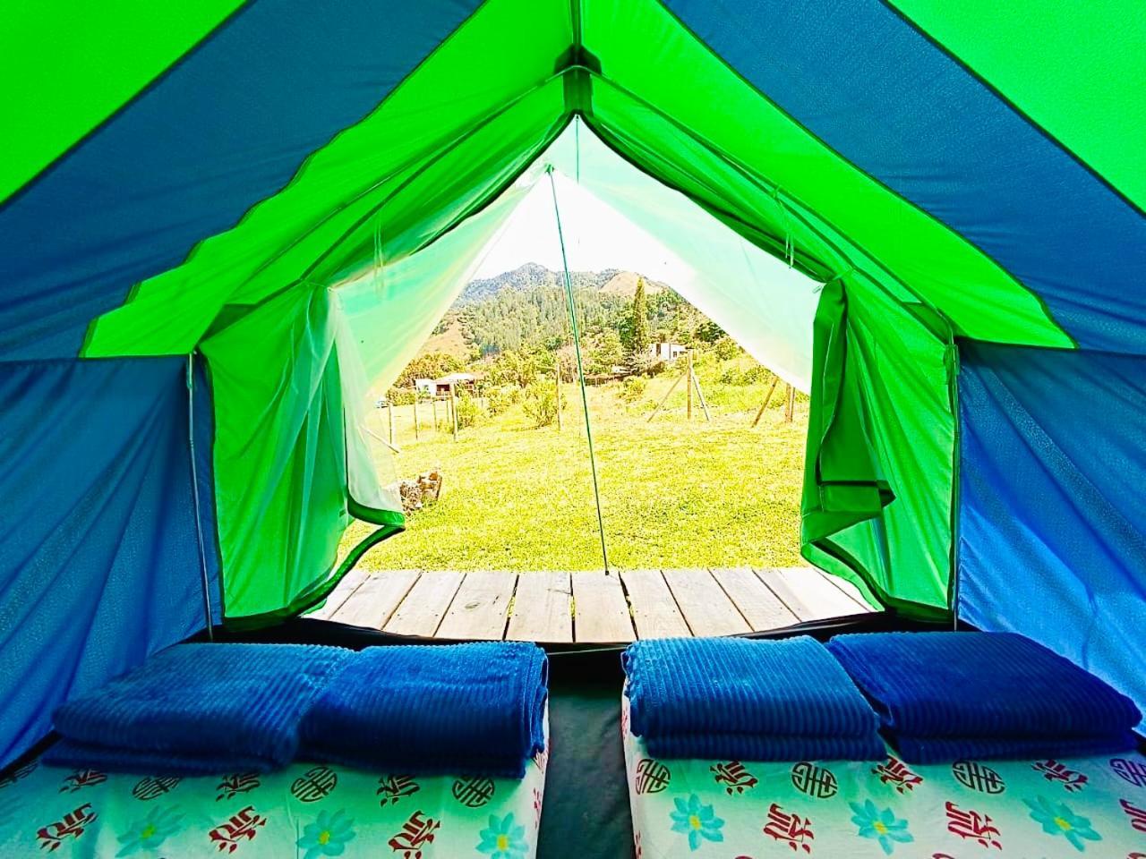 Ecoxplora-Zona De Camping Jardín Buitenkant foto