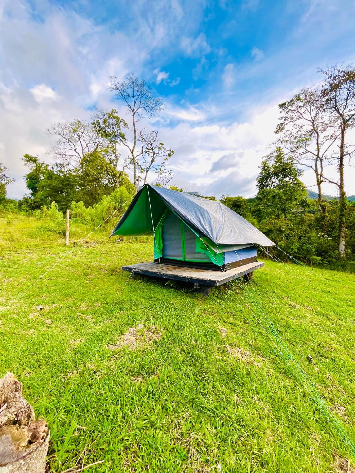 Ecoxplora-Zona De Camping Jardín Buitenkant foto