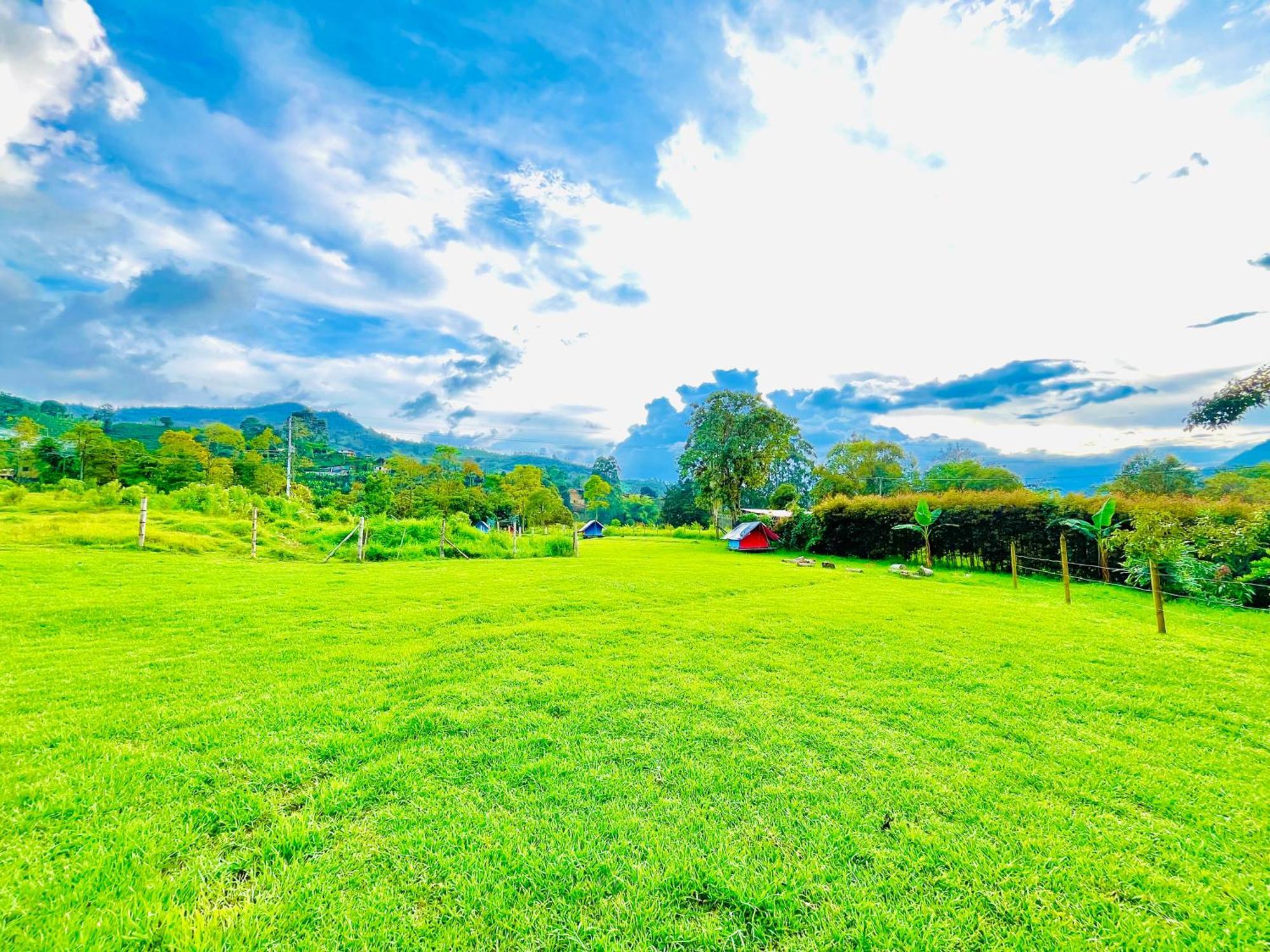Ecoxplora-Zona De Camping Jardín Buitenkant foto