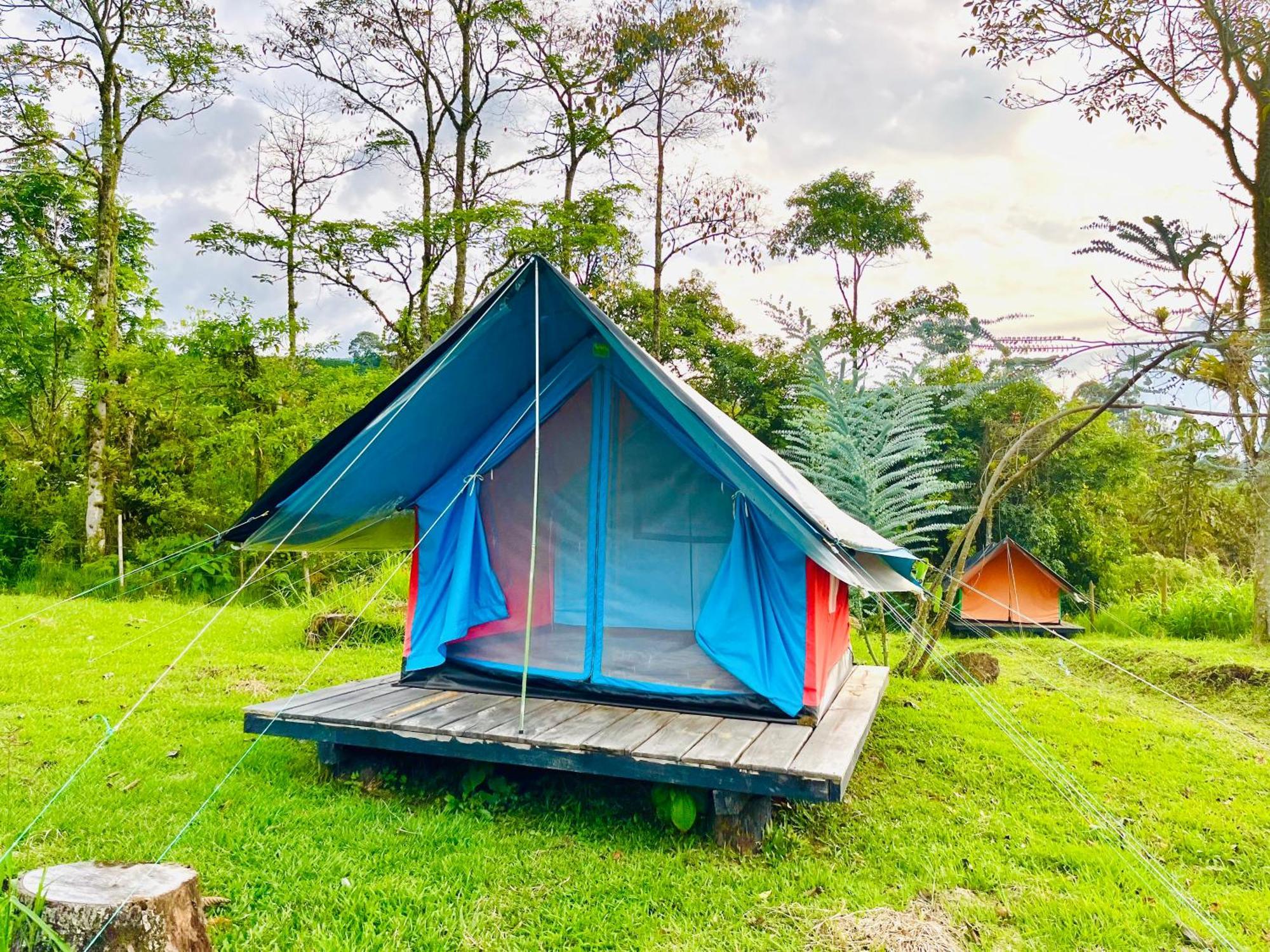 Ecoxplora-Zona De Camping Jardín Buitenkant foto