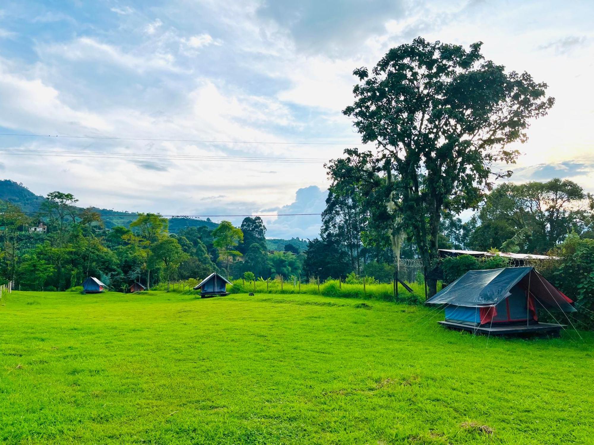 Ecoxplora-Zona De Camping Jardín Buitenkant foto