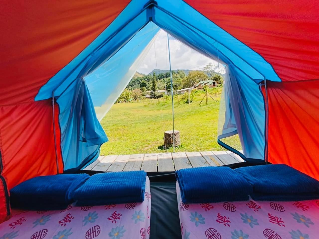 Ecoxplora-Zona De Camping Jardín Buitenkant foto