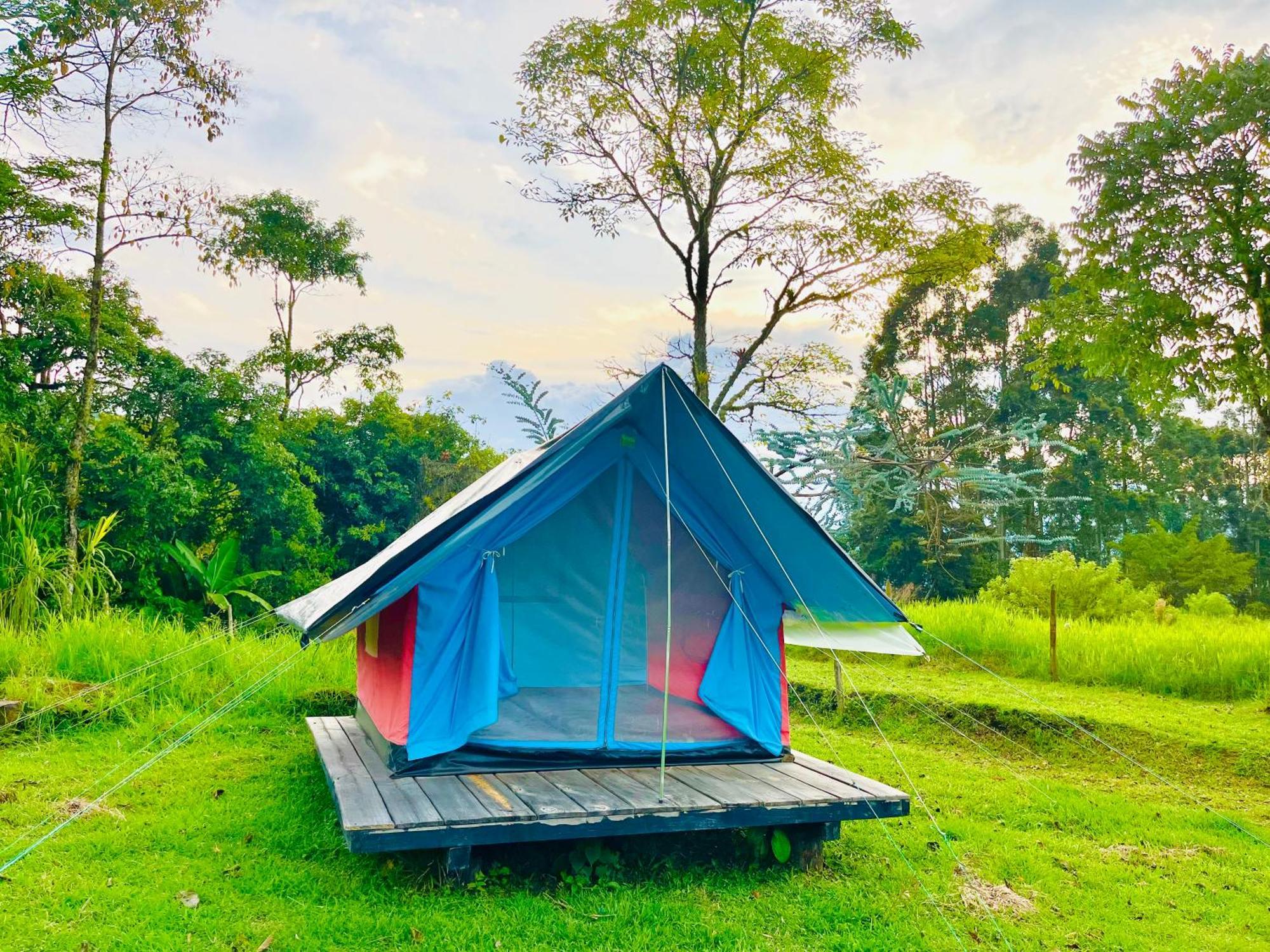 Ecoxplora-Zona De Camping Jardín Buitenkant foto